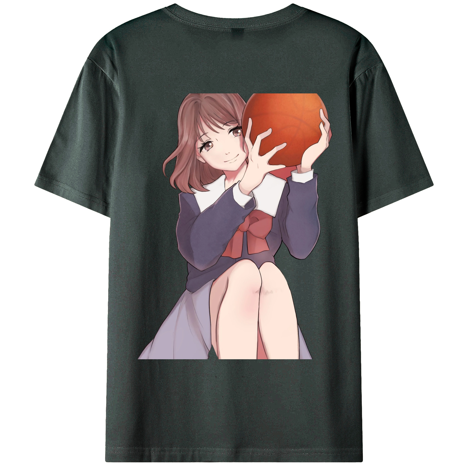 （画像用） SLAM DUNK／スラムダンク 綿100％ メンズ半袖Tシャツ（バックプリント） 通気性